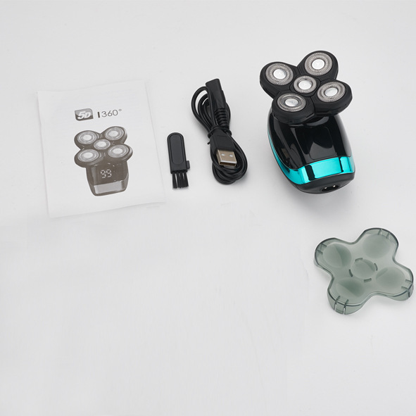 Multifuncional pantalla digital inteligente afeitadora pelo Calvo Clipper maquinilla de afeitar eléctrica los hombres barba cuchillo al por mayor