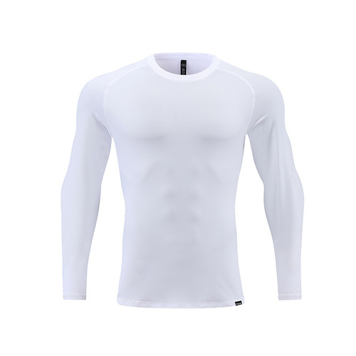 Men's Long Sleeve Autumn Thin Shirt Outdoor Running Quick Dry T-Shirt Elastic Comfort Fitness Training Long Sleeve