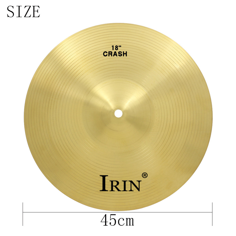 IRIN架子鼓镲片踩镲叮叮镲8/10/12/14/16/18/20寸爵士鼓镲片吊镲详情7