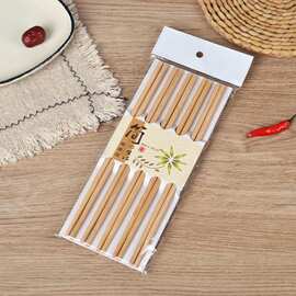 厂家批发竹筷子10双装火锅筷一两元店货源摆地摊跑江湖便宜现货