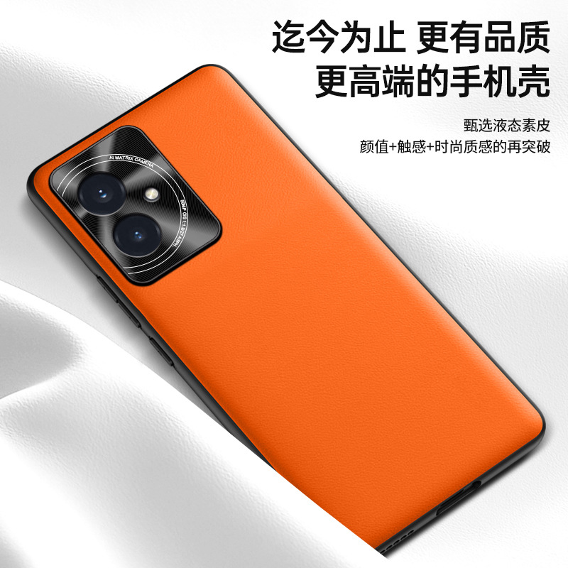 Honor 100 cep telefonu kılıfı, sıvı düz deri kılıf, düşmeyi önleyici ve kirlenmeyi önleyici koruyucu kapak için uygundur, tek parça olarak gönderilebilir