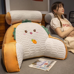 ラテックスのベッドの上のクッションの柔らかい包みは腰をかばって枕の大きい背もたれの舞い上がる窓のソファーをかばって本を読んで枕のベッドの上で携帯電話の枕を遊びます。