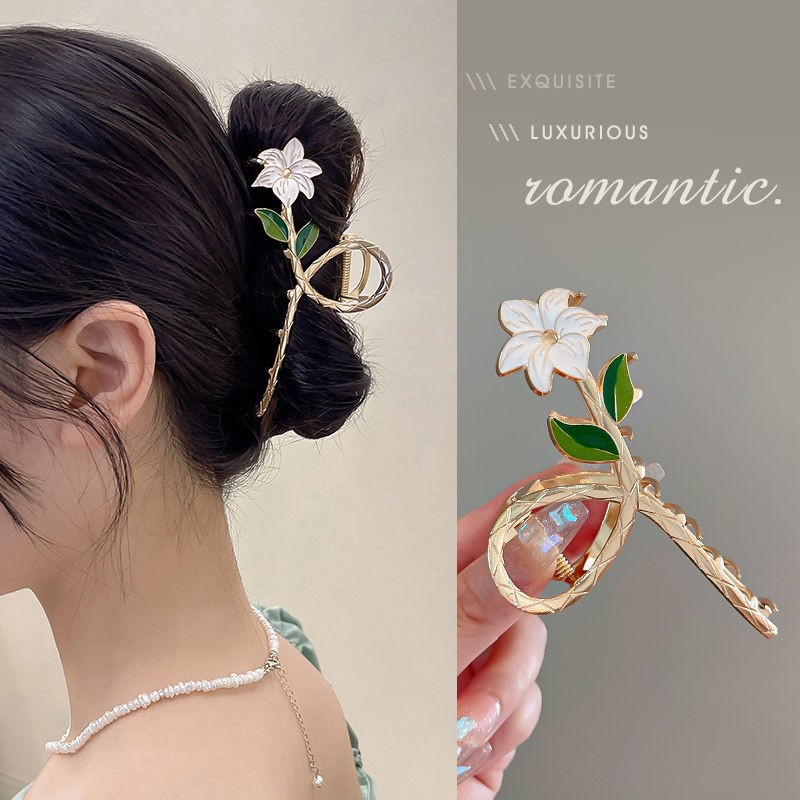 IG Style Style IG Style Women's Flower Alloy Hair Claws
