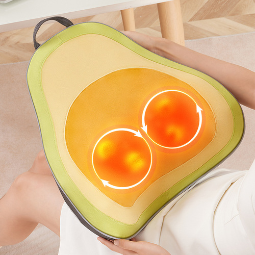 Massage Pillow, Back Support Cushion, Waist Heat Therapy Cushion, Hip Massager, Lumbar Massage Device, Abdominal Massager, Neck Massager, Cervical Massager