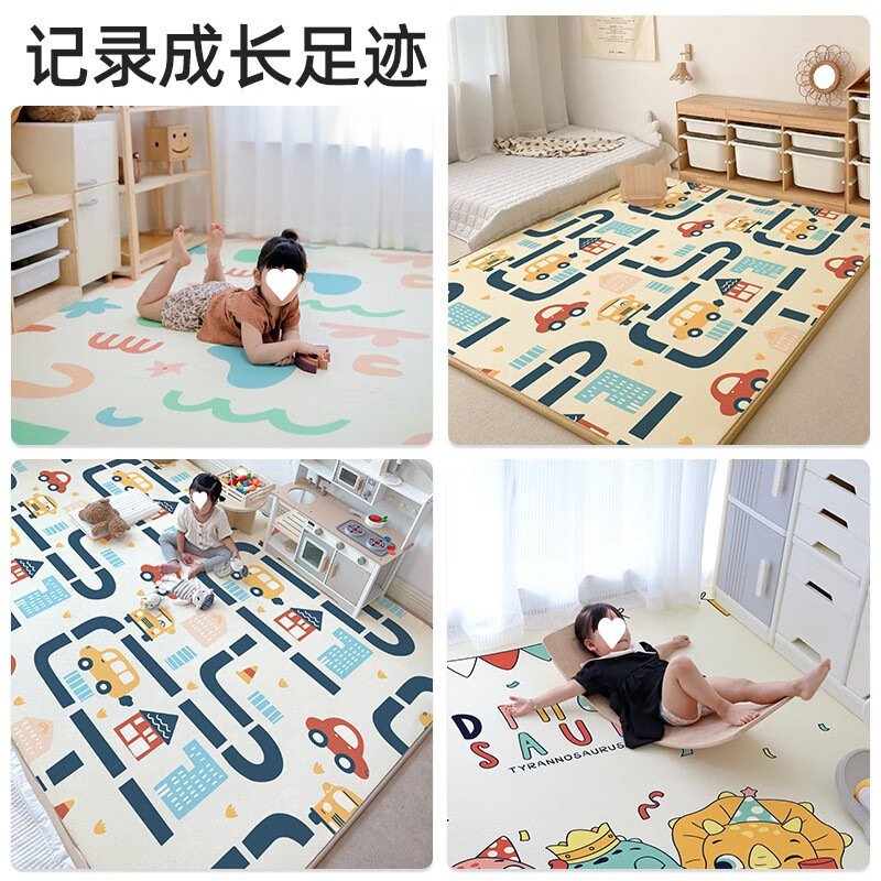 赤ちゃんの爬虫類マットは、赤ちゃんの家庭用の爬虫類マットを厚くして、無味の子供の泡のマットを折り畳む|undefined