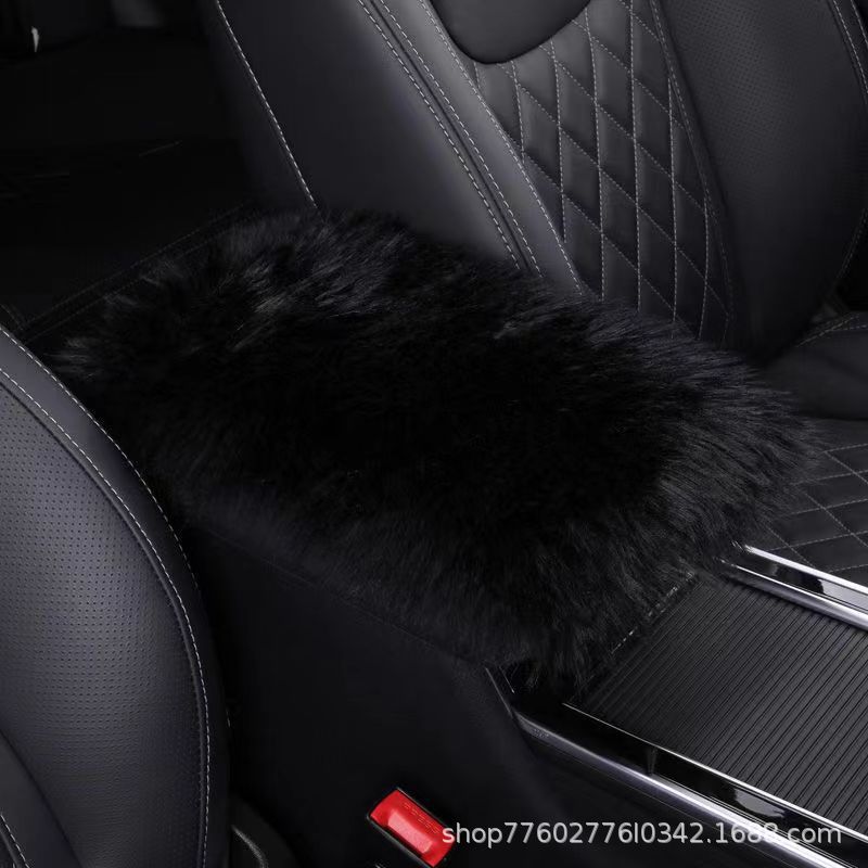Armrest Pad – Universal Armrest box pad - plush-black