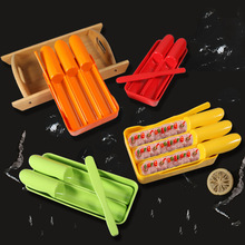 彩色密胺创意虾滑模具虾滑盘子鱼滑装盘器虾滑勺塑料竹筒虾滑餐具
