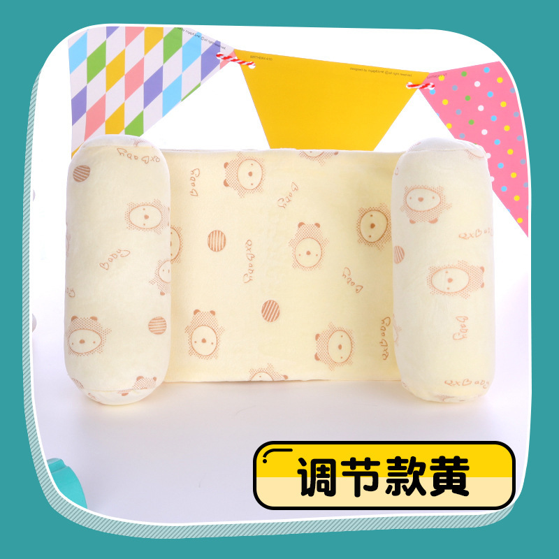 現物赤ちゃん枕ビロード赤ちゃん枕定型枕四季通用新生児調節枕通気柔らかい|undefined