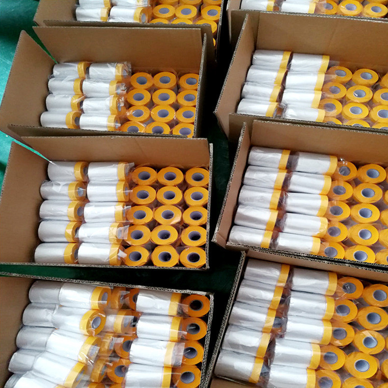 双头遮蔽膜  汽车喷涂遮蔽膜 装饰装潢喷涂遮蔽膜 耐高温遮蔽膜