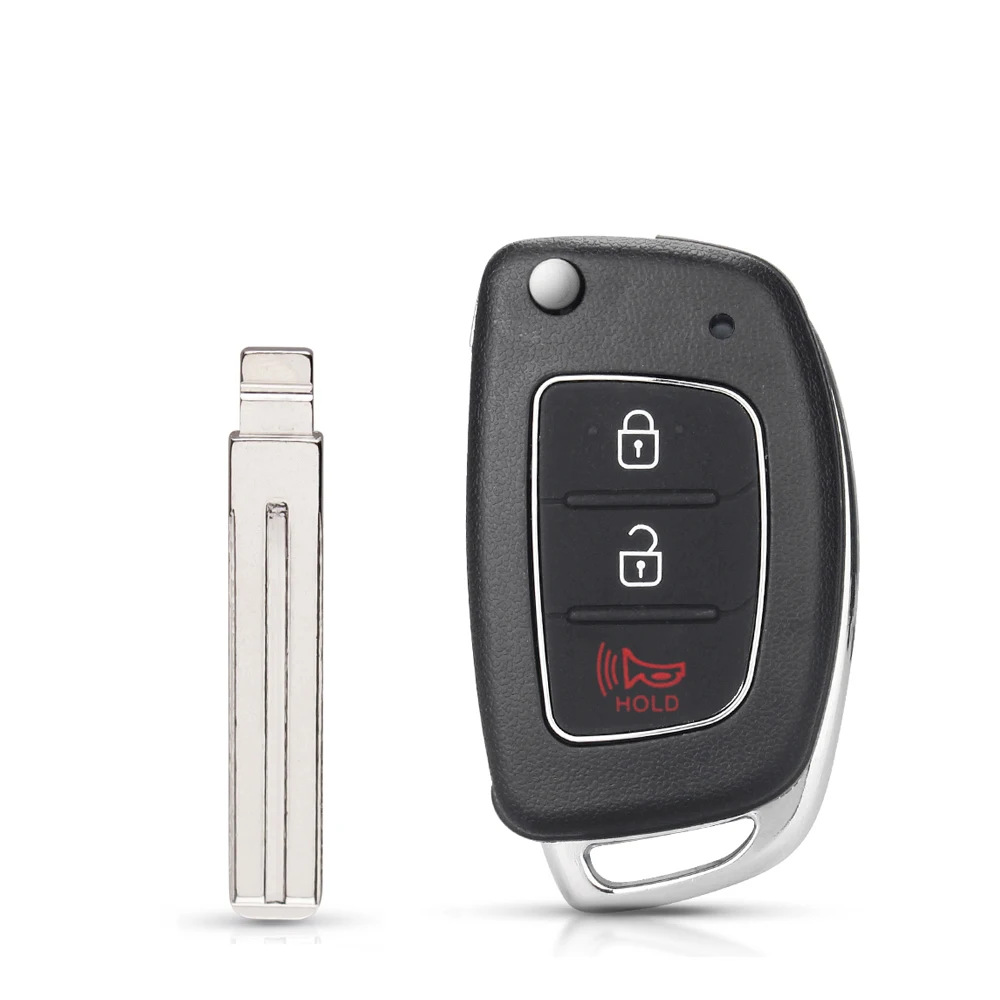 Modern 3/4 Button Folding Key Shell New Model Ix25/Ix35 Langdong New Santa Fe Folding Remote Control Replacement Shell