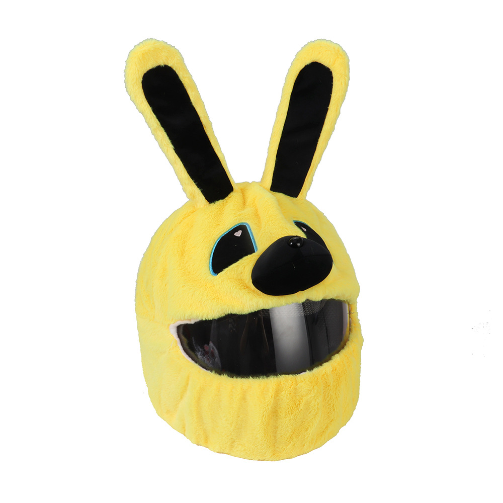 2024 cycling warm helmet cap fried street motorcycle plush helmet cover motorcycle helmet cartoon protective cover