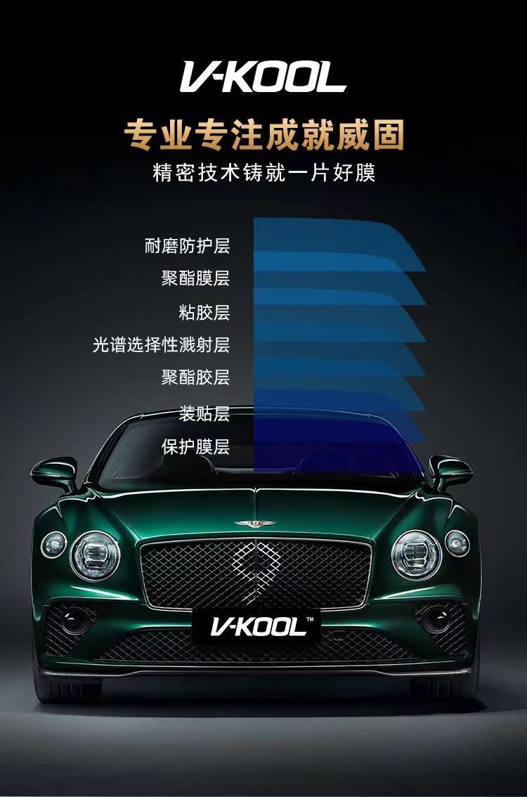 VKOOL Invisible Car Wrap TPU Full Body Paint Protection Film Anti-Scratch Transparent Film with Installation Service