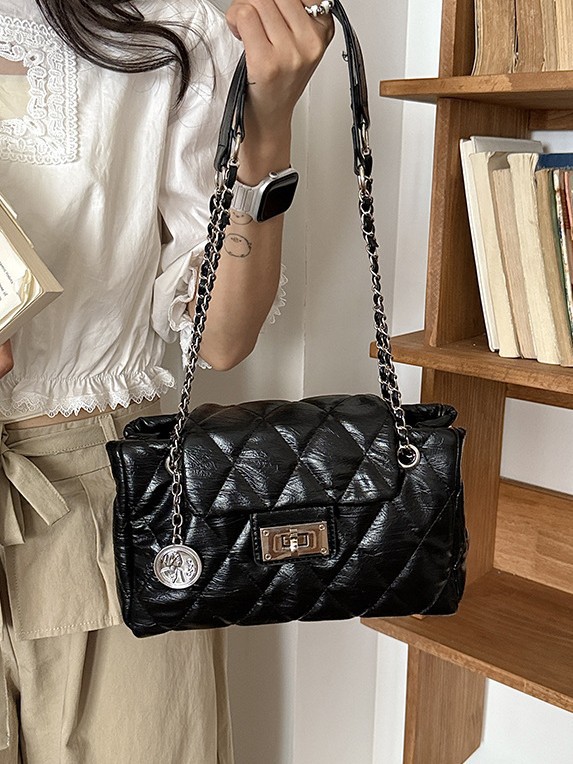 Bolso de cadena de grille de alta calidad para mujeres 2026 nuevo lujo cruzado de hombro ligero mochila de viaje ocio bolsa de mano