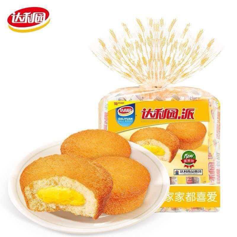 4月产达利园蛋黄派230g草莓派面包整箱学生早餐蛋糕10枚零食小吃