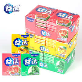 益达口香糖12片装32g盒装热带水果 绿箭薄荷糖 箭牌木糖醇糖果