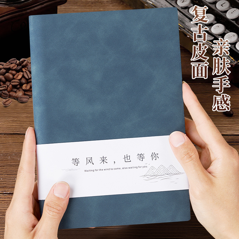 a5 ビジネスノートブックカスタムポケットシンプルな日記厚みのある企業イベント広告メモ帳|undefined