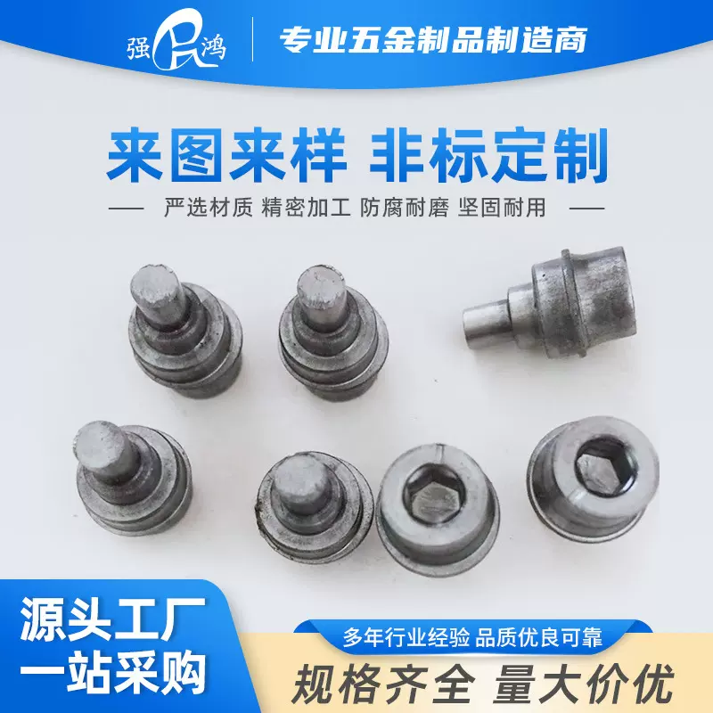 厂家供应冷镦加工件 非标准件制作 非标冷镦异型件 紧固件加工