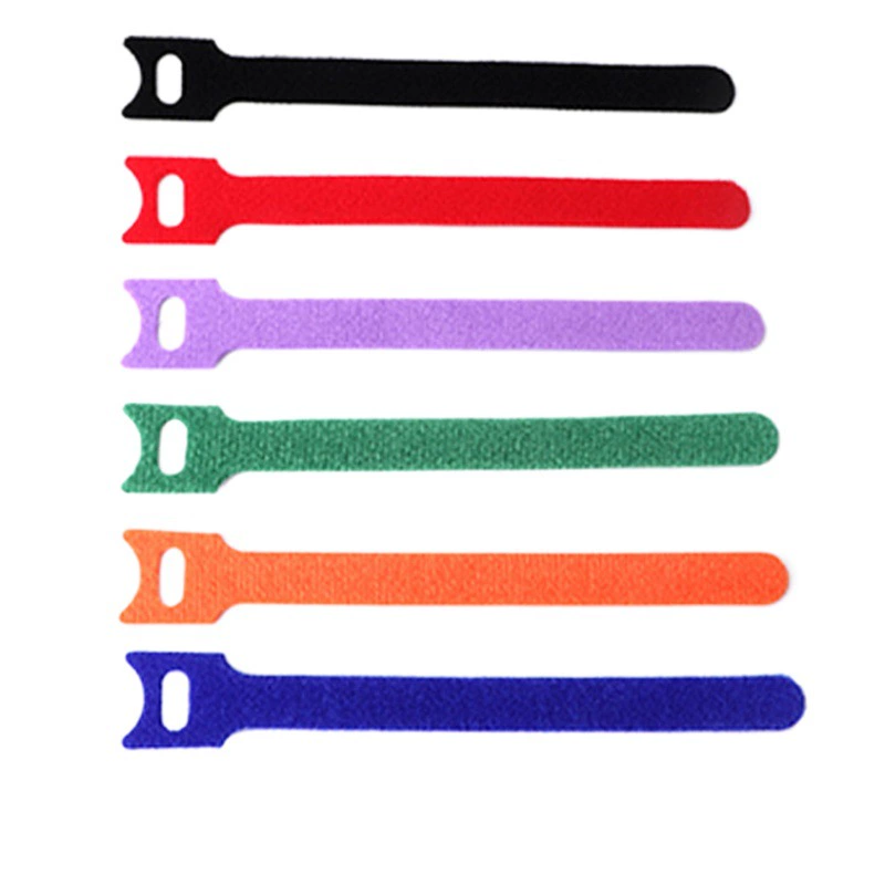 Велкро Галстук Ремень Оптовая спина к спине Велкро Пряжка Ремень Кабель Данных Ремень Для Хранения Ремень Кабельный Ремень