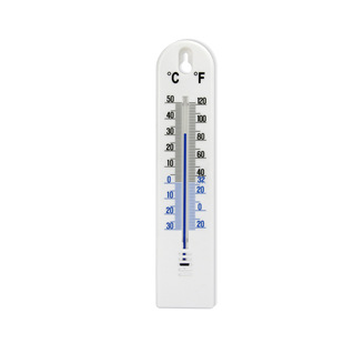 High precision easy to read scale indoor outdoor garden plastic glass tube thermometer