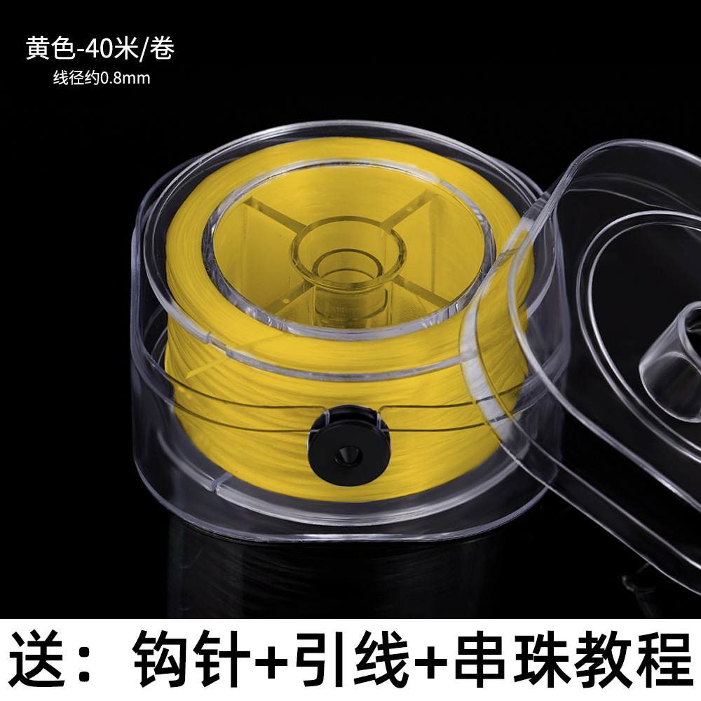 Pulsera de alta calidad cuerda elástica cuerda con cuentas pulsera de hilo elástico con cuentas cuerda de alambre plano de cristal Wenwan resistente al desgaste