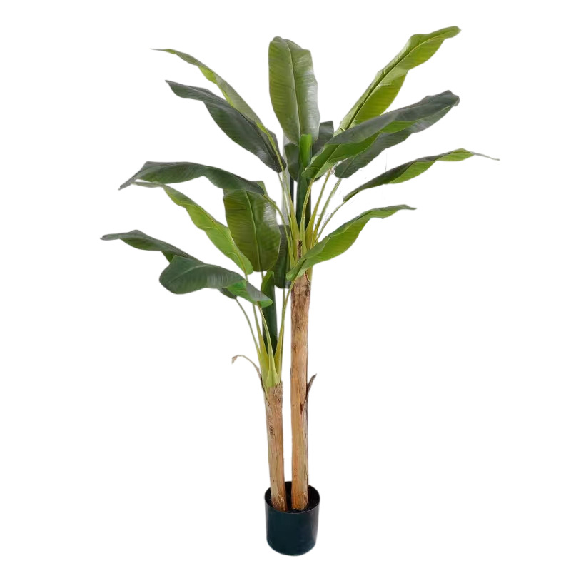Árbol de plátano de simulación personalizado Árbol de plátano de simulación de venta caliente de Amazon Árbol de plátano de simulación de tiro de boda