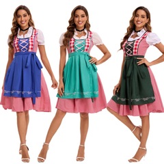 2023 New Bavarian Traditional Folk Dress Dress Germany Munich Beer Festival Maid Costume