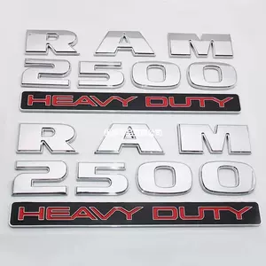 Dodge Ram1500 2500 3500 Heavy Duty qanad yan qara avtomobil etiketi
