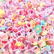 女童时尚儿童塑料戒指可爱卡通玩具女孩大包散装奖品礼物公主指环