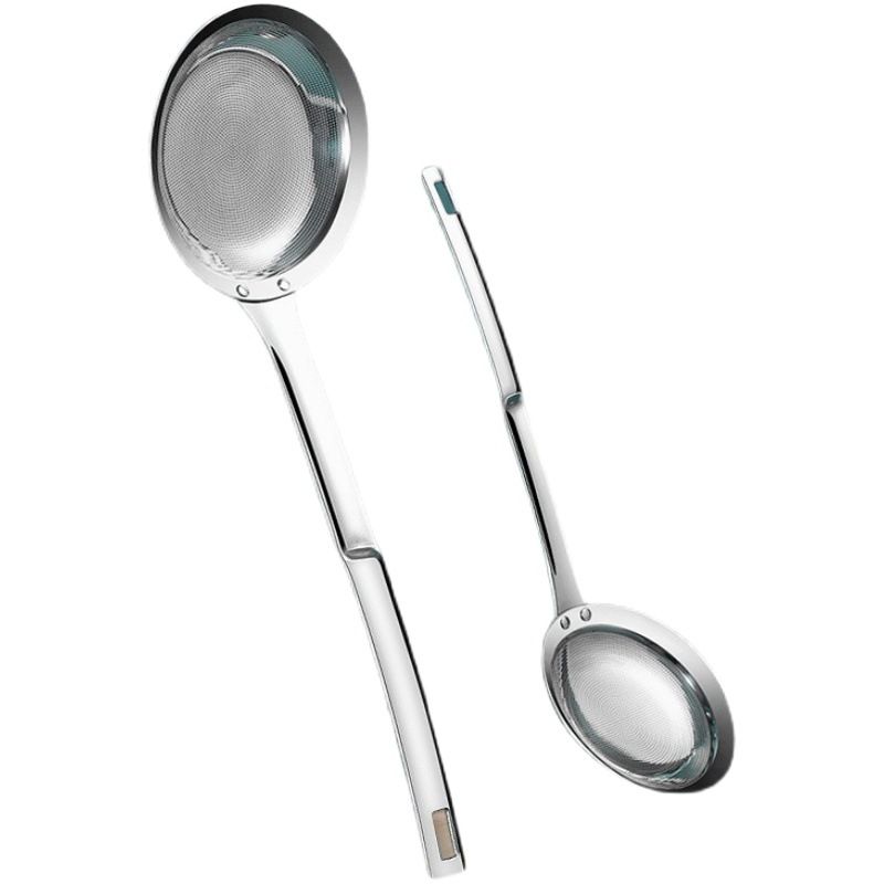 Cocina frito malla fina olla caliente picante olla caliente 304 Acero inoxidable colador Skimmer filtro de aceite neto hogar separador de aceite