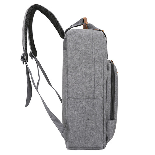 New three-piece backpack set Korean style travel bag computer backpack USB middle school student school bag manufacturer