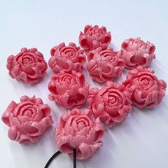 Empress Rose Petal Pressed Peony Flower 20mm Personalized DIY Costume Pendant Ornament Accessory