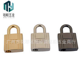 工厂直供精美锌合金锁扣便捷开关锁拉锁 diy手工包装饰锁女包挂锁
