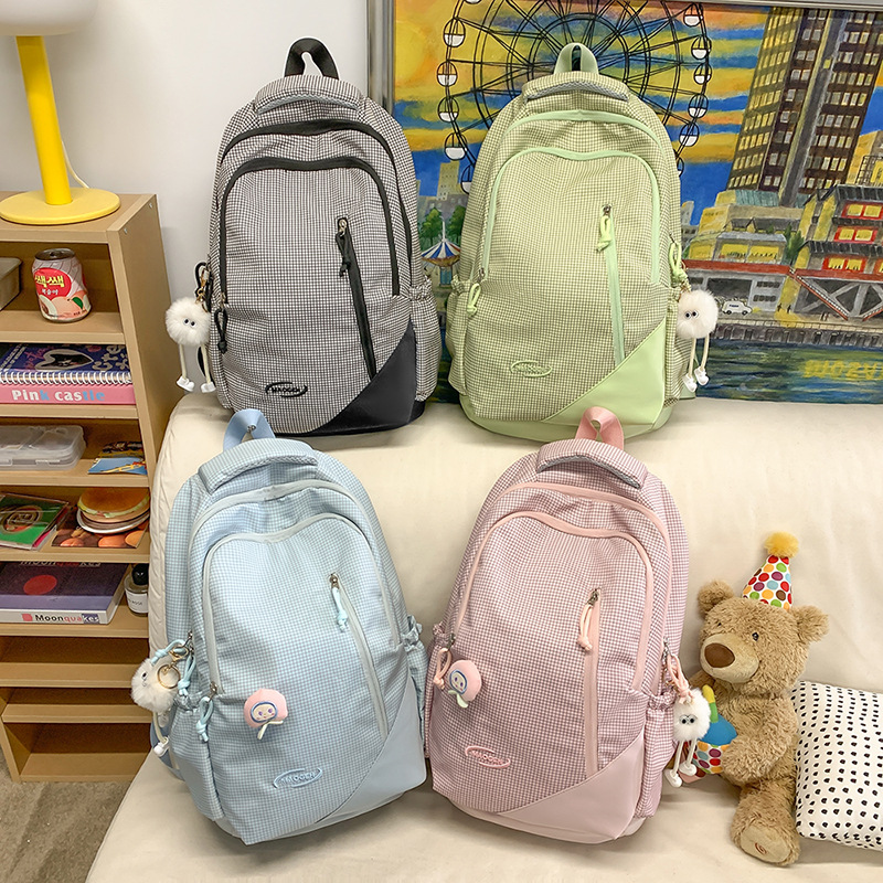 Mochilas escolares estudiantes universitarias de gran capacidad ocio escolar nuevas mochilas turísticas moda parejas con bolsos de hombro