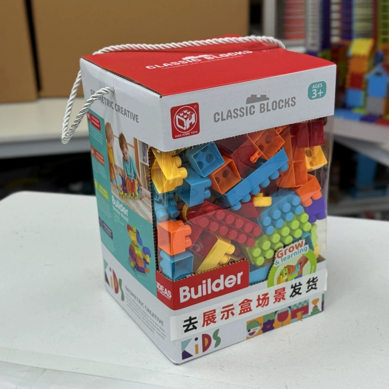 Игрушки из строительных блоков для детей, образовательные строительные блоки из 100 предметов, бесплатные строительные игрушки, модель интернет-знаменитости, игровой домик для детского дня.