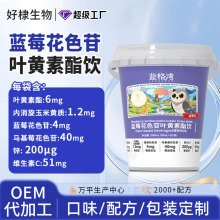 儿童蓝莓花色苷叶黄酯定制dha藻油黑加仑蓝莓果蔬汁oem胡萝卜饮品