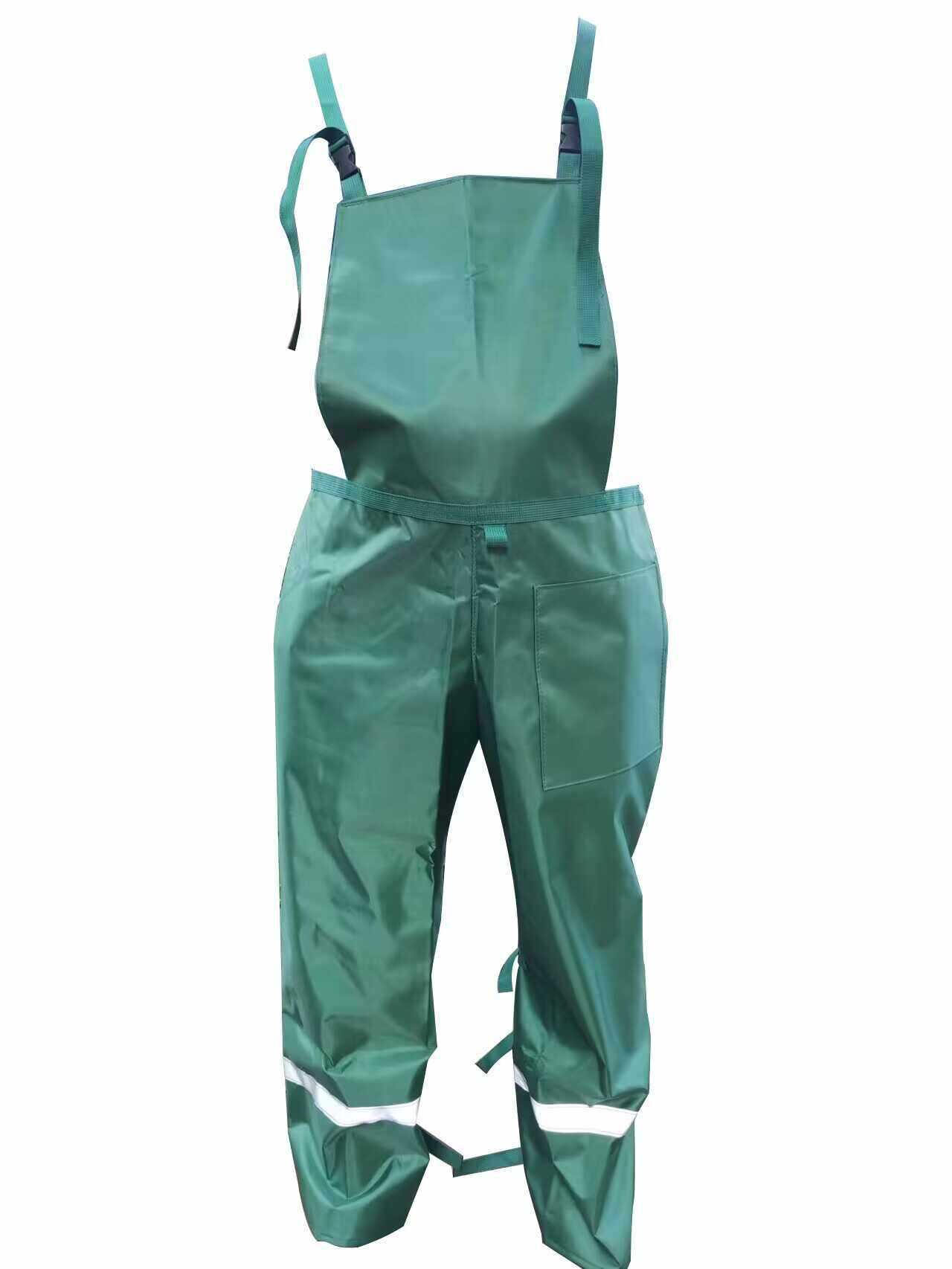 Pantalones de corte de césped al aire libre ropa de polvo industrial y agrícola pantalones de cinturón de hombro de jardín de protección laboral botón de pierna