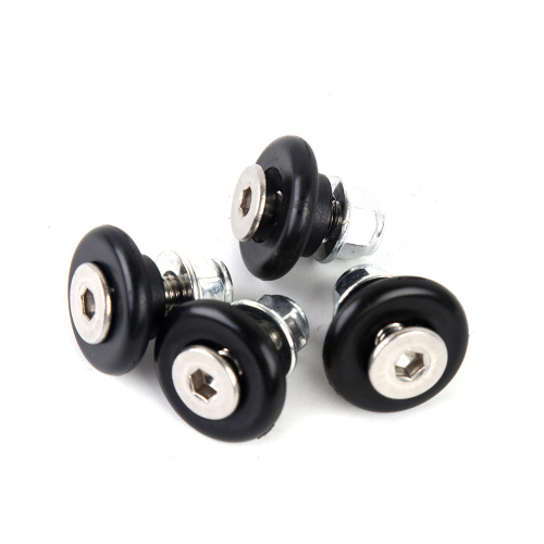 Universal aluminum alloy tail box for motorcycles, T-shaped tail box buckle, stamped quick-release base plate, silent wear-resistant plastic mat