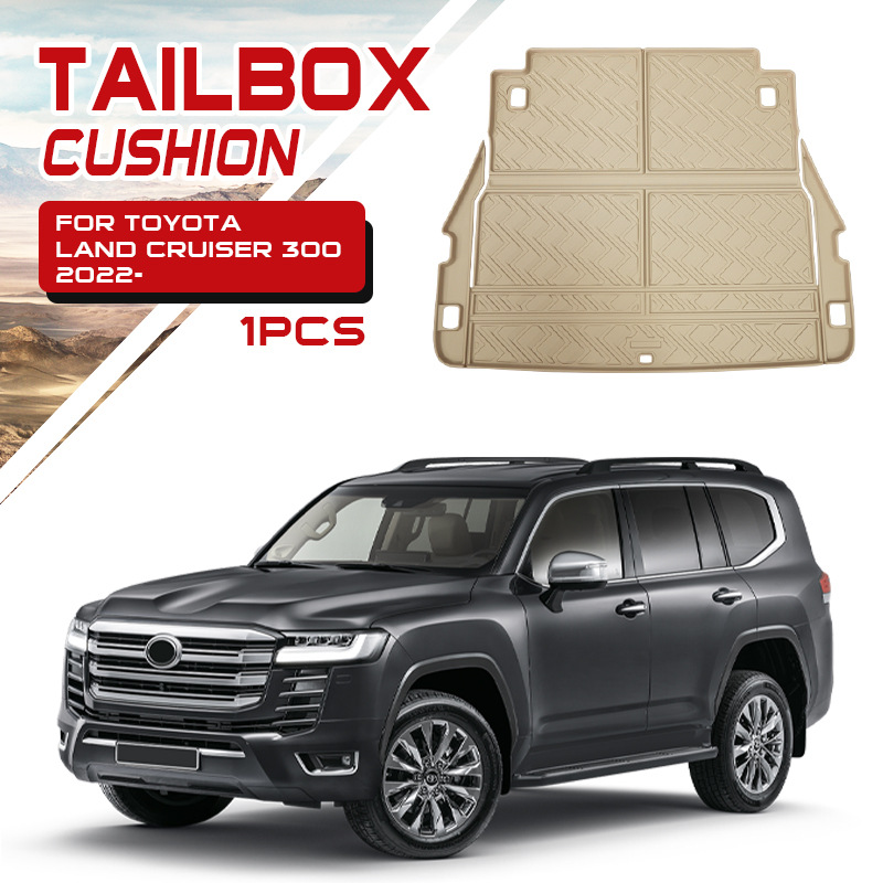 TXR para LandCruiserlc300 alfombrilla de coche TpeCarFloorMat especial beige 5D almohadilla de pie