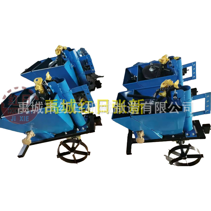 手扶土豆种植机现货2CM-1A单垄单行手扶土豆播种机价格红日播种机