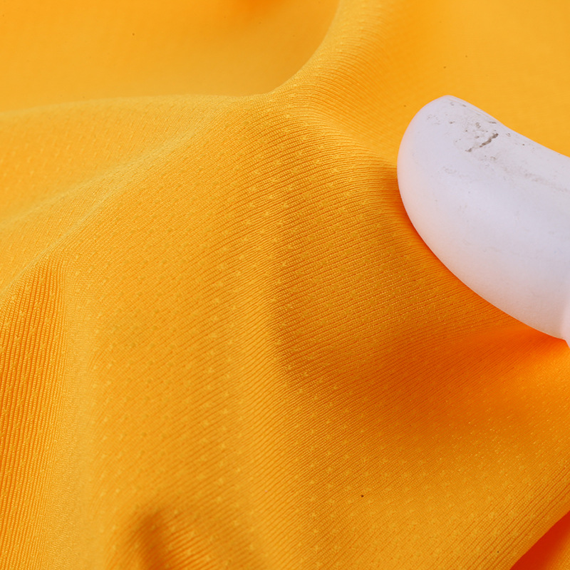 GRS认证针眼面料 155g弹力星点提花布 瑜伽布 再生高弹提花网眼