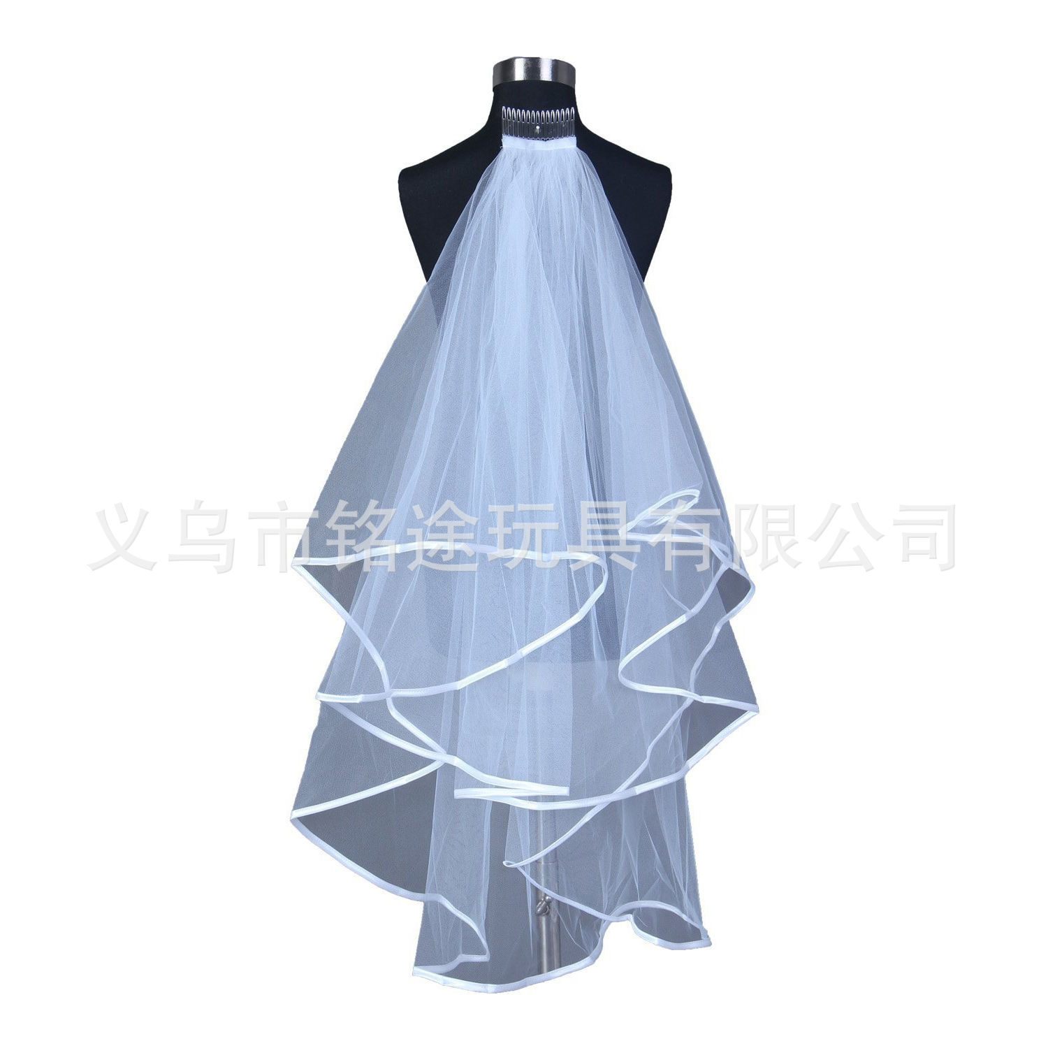 En stock novia solo partido nupcial oro rosa Garland hombro Correa nupcial velo tatuaje pegatina traje de boda