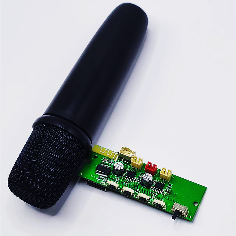 冠一 蓝牙音乐唱歌扩音机器电路板设计 IC方案 无线K歌麦话筒主板