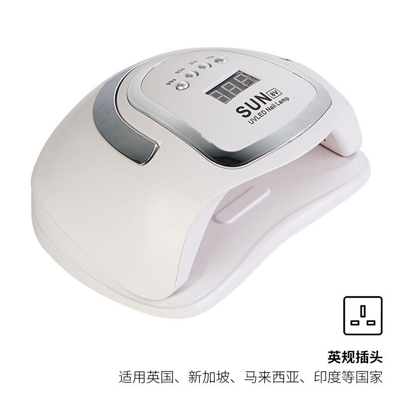 Lámpara de uñas transfronteriza 192W luz de fototerapia de alta potencia UVLED máquina de fototerapia de uñas lámpara de parrilla especial para tienda de uñas al por mayor