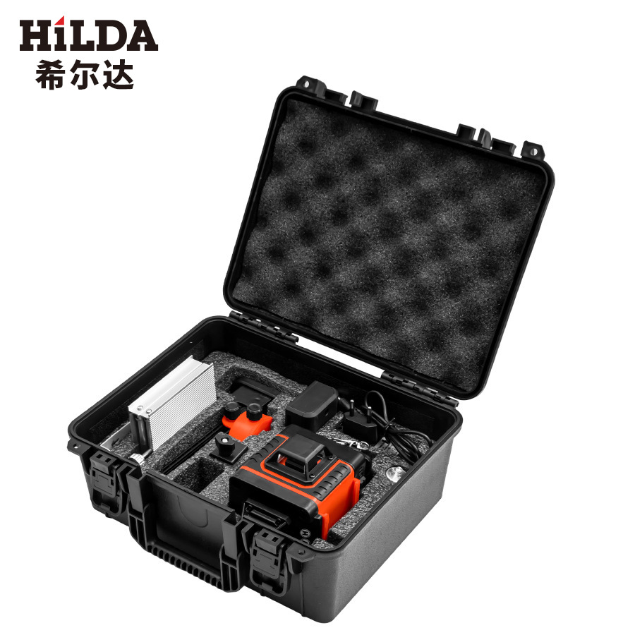 Hilda Nivel 16 línea 4D nivel verde de alta precisión línea automática colocación piso azulejo piso etiqueta de la pared pegatina