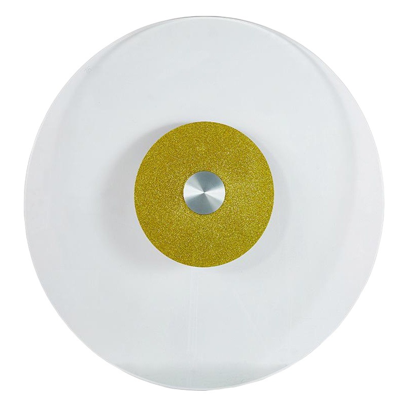 Factory wholesale hotel table turntable thickened tempered glass turntable hotel raised two-story size pattern