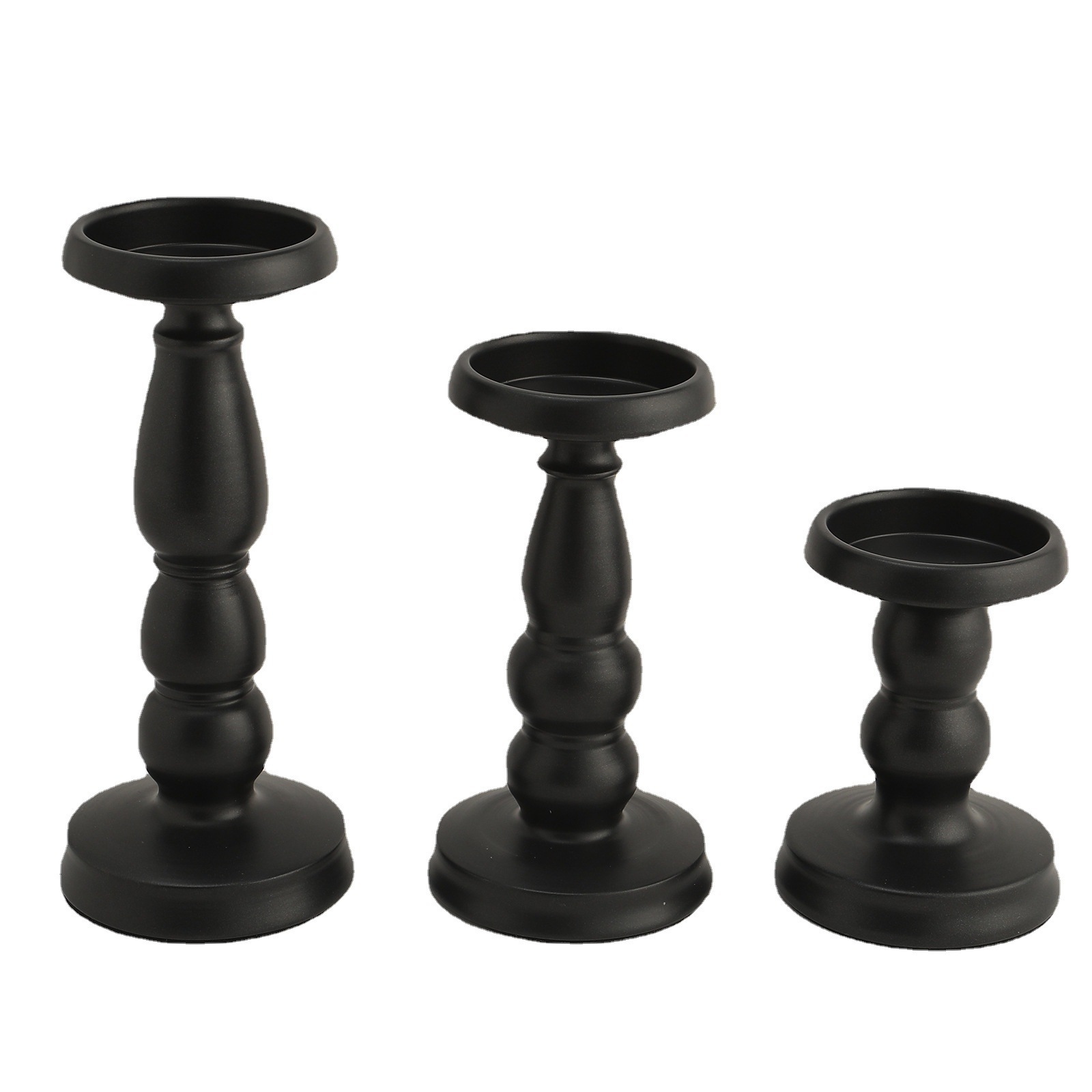 Candelabro de hierro negro, adorno artístico, vela romántica para boda, regalo creativo, decoración para mesa de comedor, cena a la luz de las velas, decoración del hogar de estilo europeo