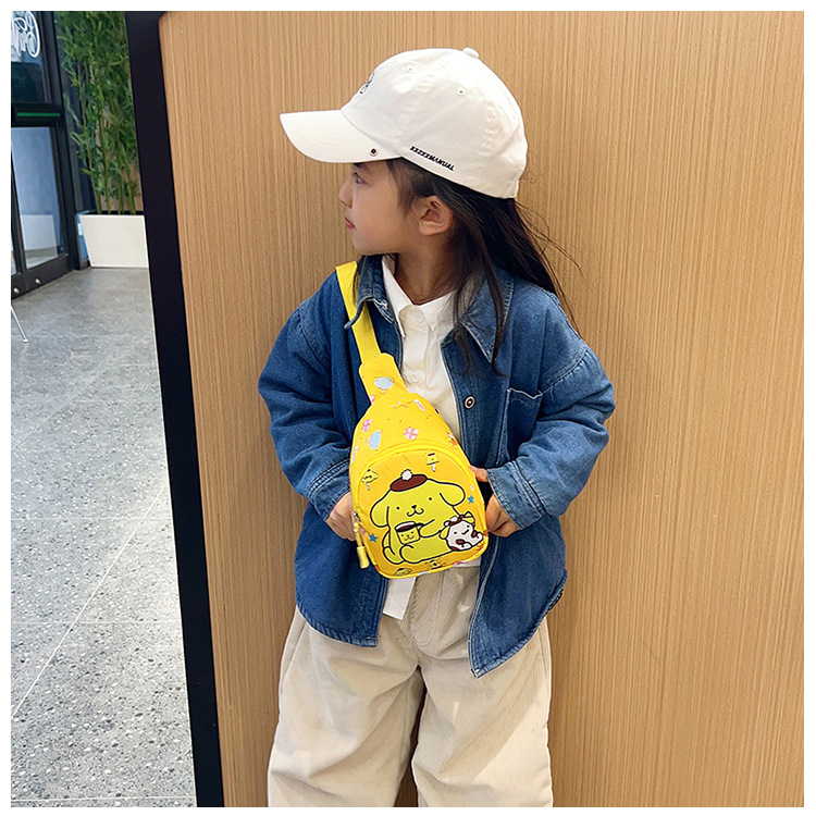 Wholesale of cute and trendy children's single-shoulder bags, large-capacity kindergarten baby travel chest bags, and casual girls' crossbody bags undefined