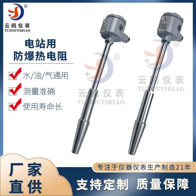 Взрывозащищенный тепловой резистор для электростанции WZPR-13 из нержавеющей стали 304 материал монолит конический сверление