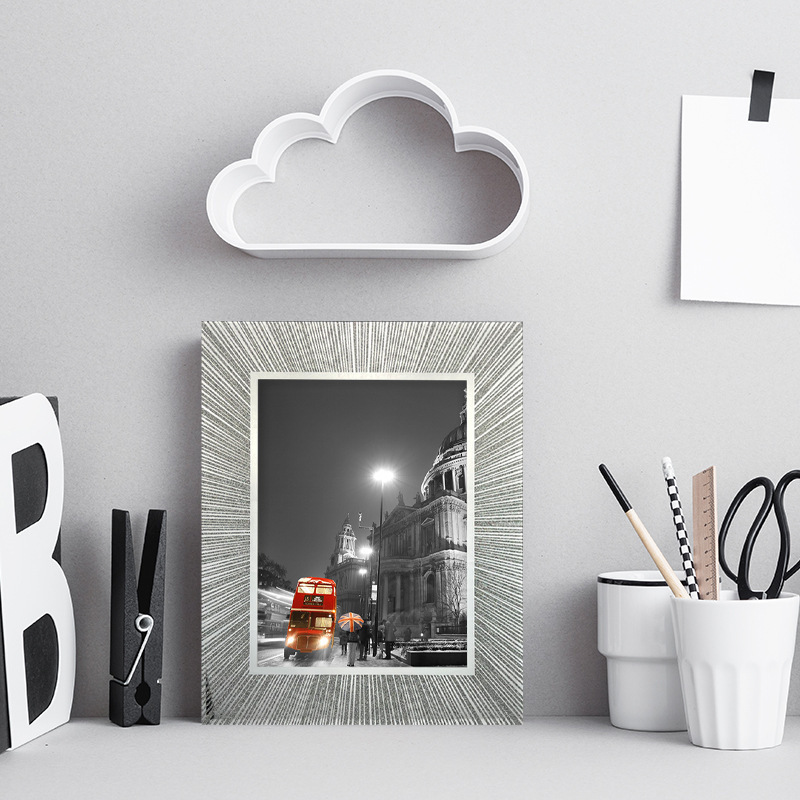 Glitter Crystal Glass Photo Frame Tabletop Wall Hanging Home Decoration Manufacturer Wholesale Glitter Frame Customization