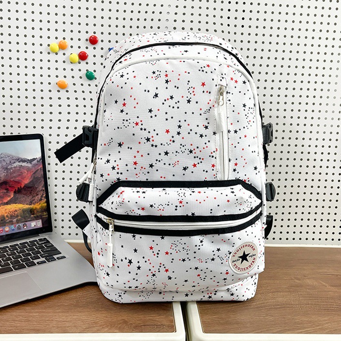 Backpack for Junior High School Students, Large-Capacity Campus Casual School Bag, Men's and Women's Outdoor Simple Sports Travel Backpack, Computer Bag